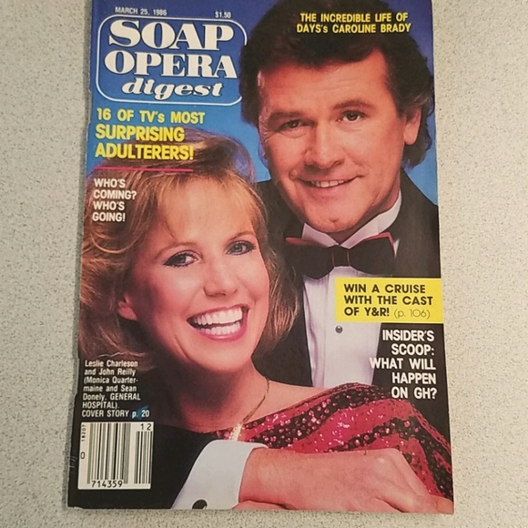Vintage Soap Opera Digest March 25, 1986 - Picture 1 of 3